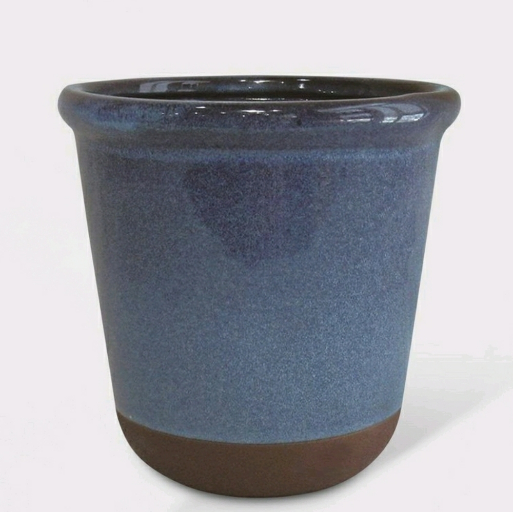 6" Dual Reactive Glaze Planter Blue - Threshold™